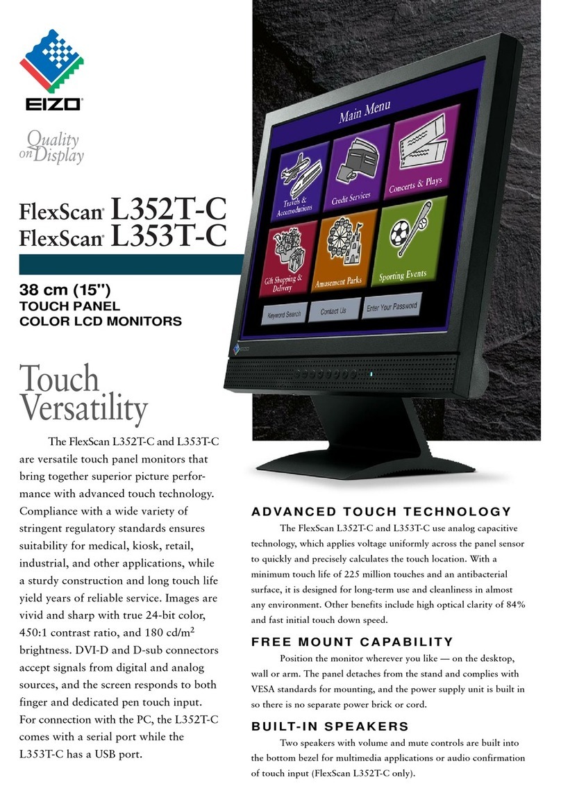 Eizo FlexScan L352T-C User manual