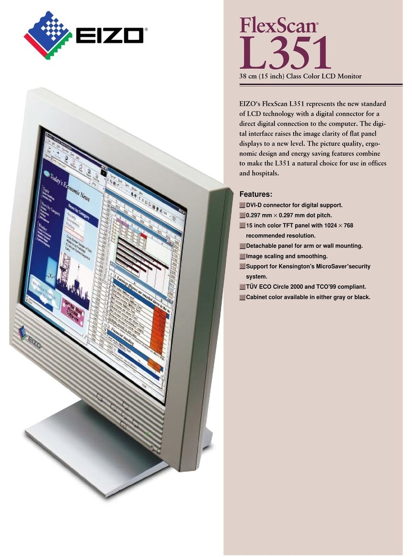 Eizo FlexScan L351 User manual
