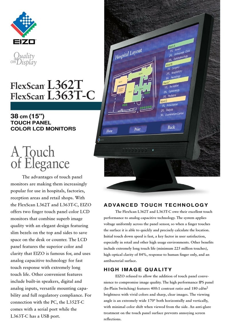 Eizo FlexScan L362T User manual