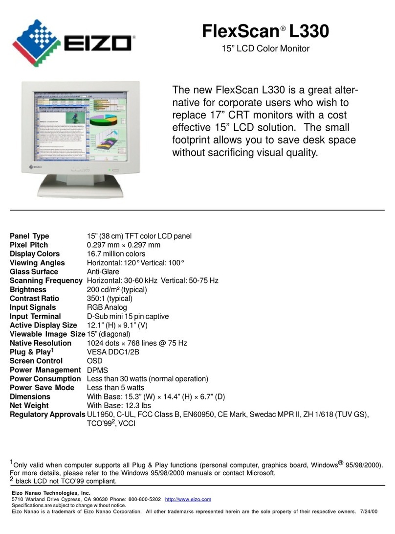 Eizo FLEXSCAN L330 User manual