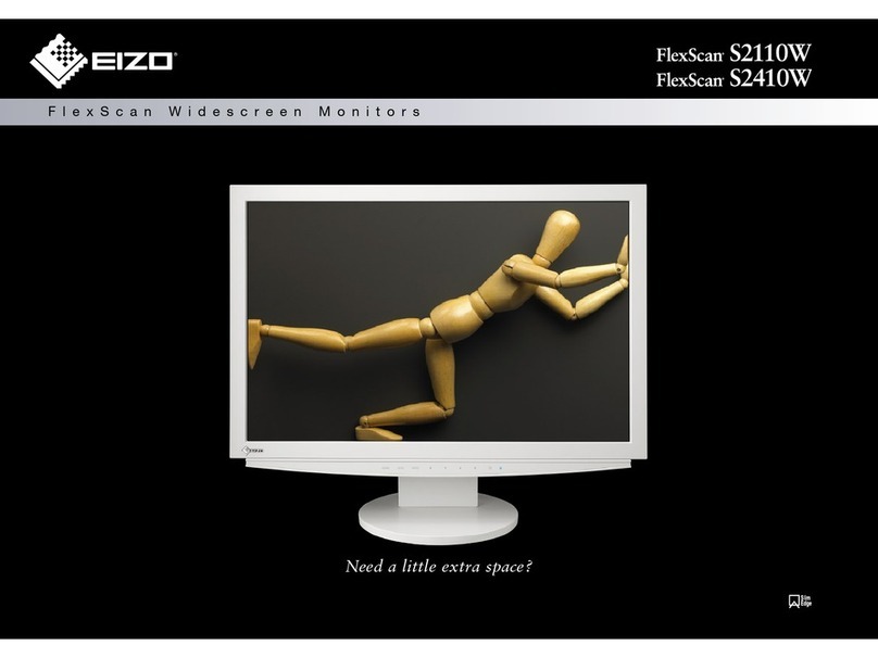 Eizo FlexScan S2110W User manual
