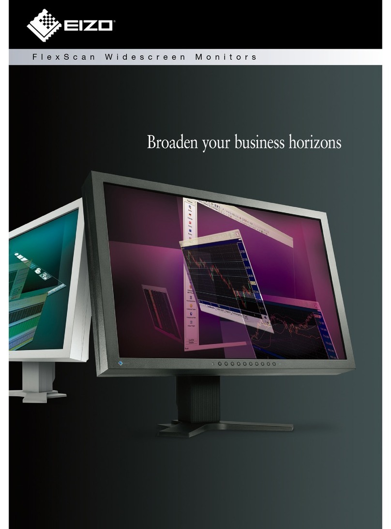 Eizo FlexScan S2001W User manual