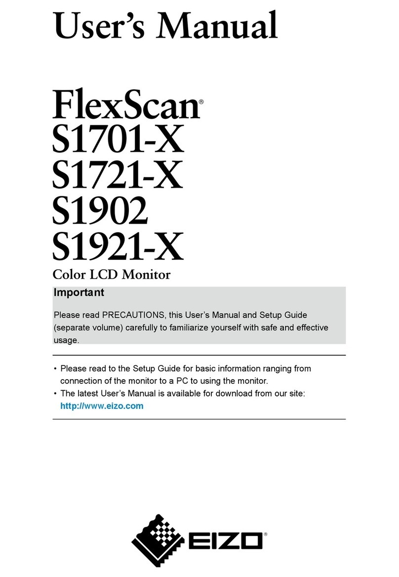 Eizo FLEXSCAN S1701-X - User manual