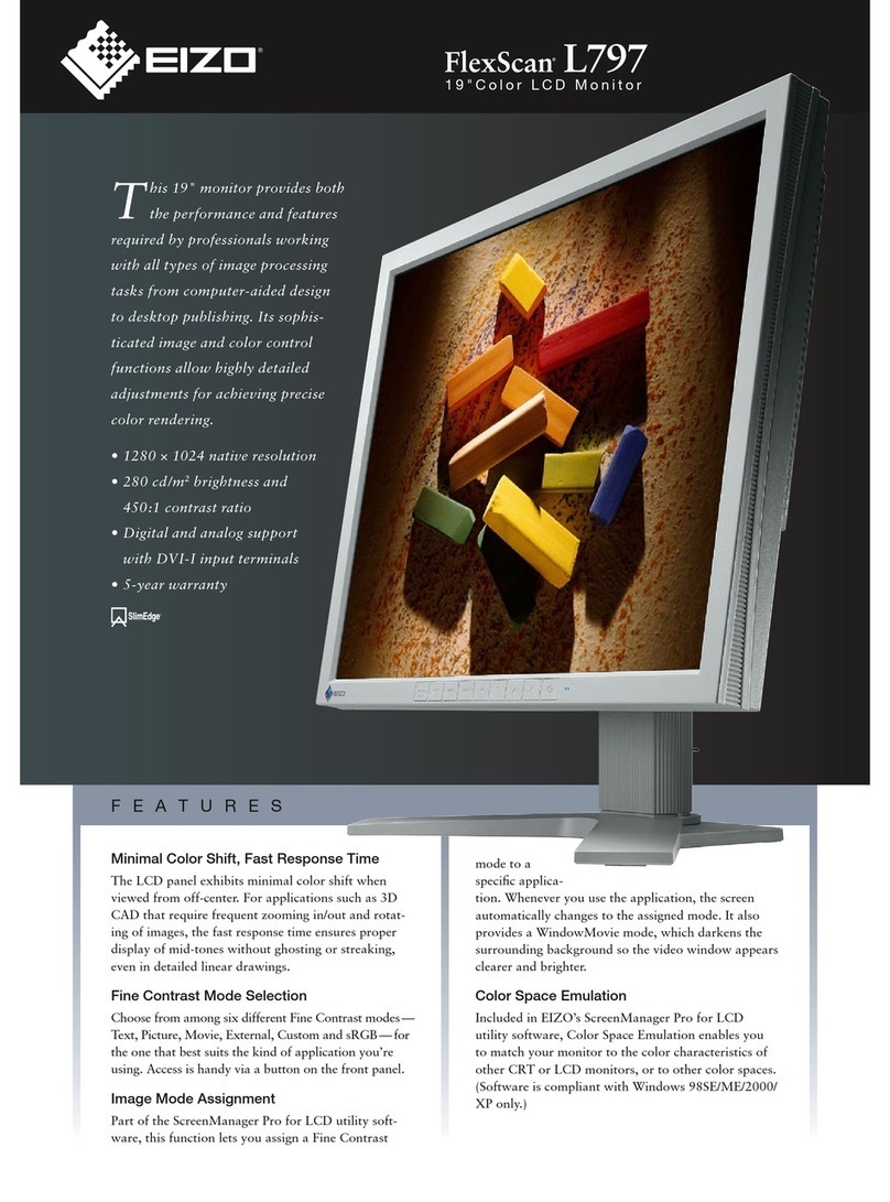 Eizo FlexScan L797 User manual