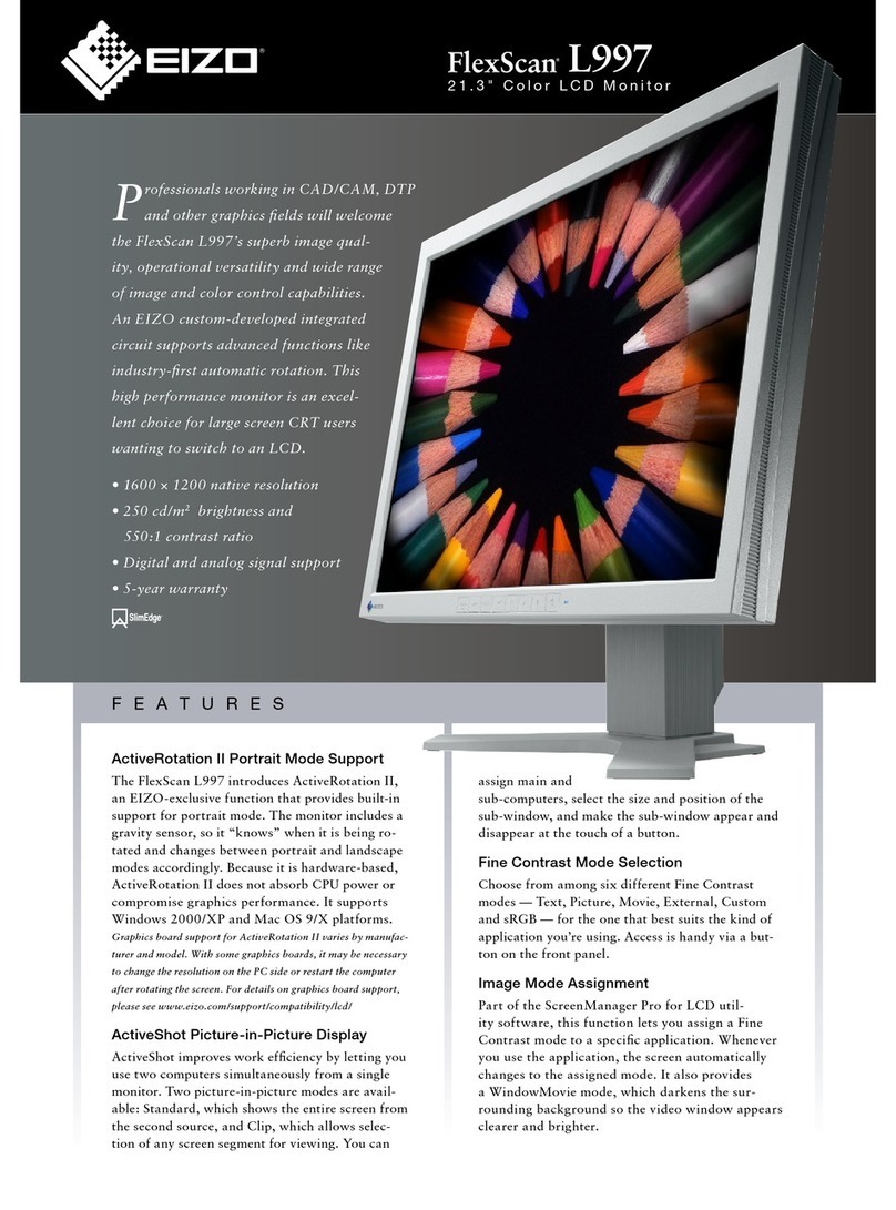 Eizo FLEXSCAN L997 - User manual