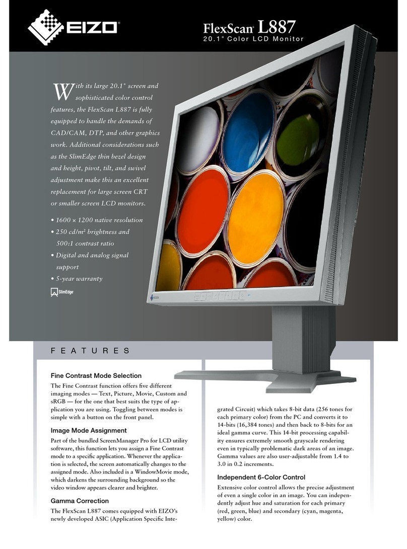 Eizo FLEXSCAN L887 User manual
