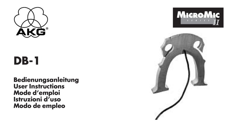 AKG DB-1 User instructions