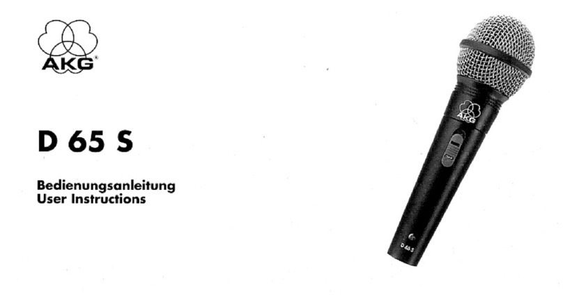 AKG D 65 S User manual
