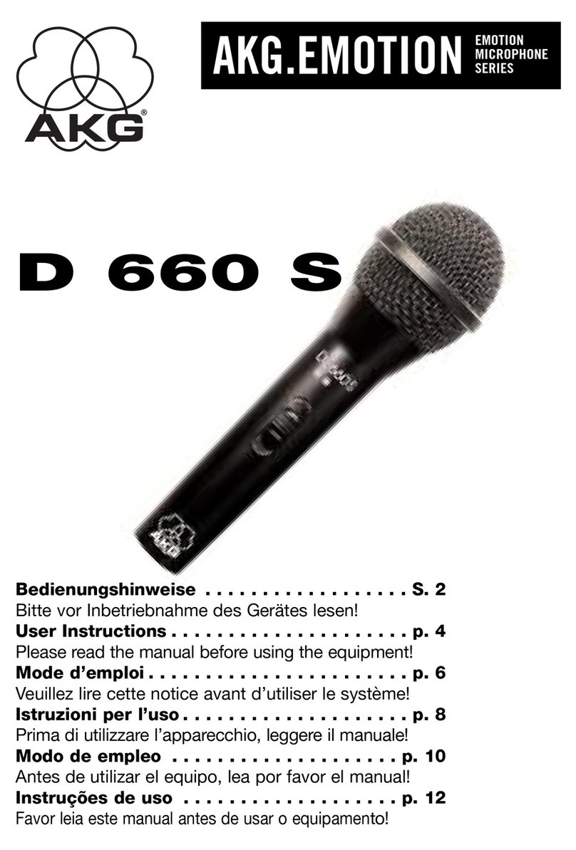 AKG D660 S User manual