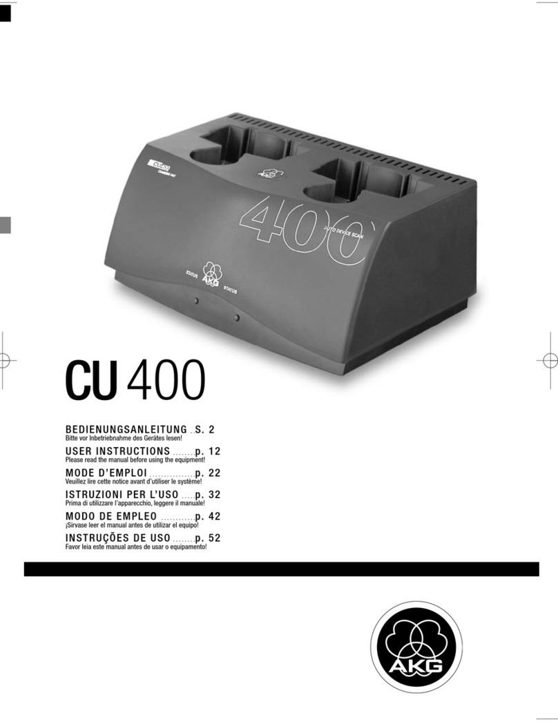 AKG CU 400 User instructions