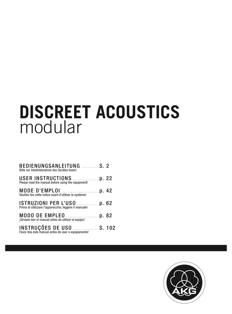 AKG CK 31 User manual