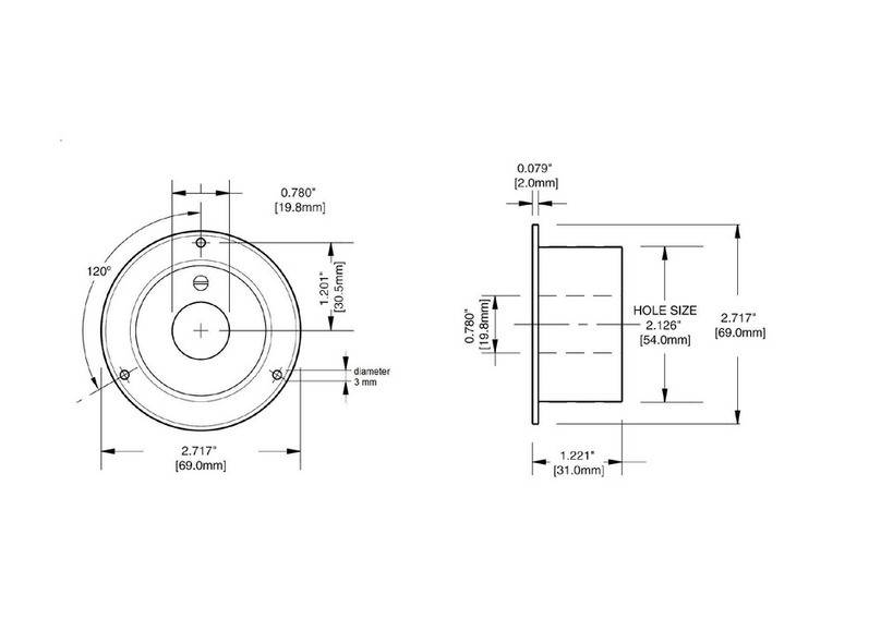 AKG H 600 - MOUNTING DRAWING manual