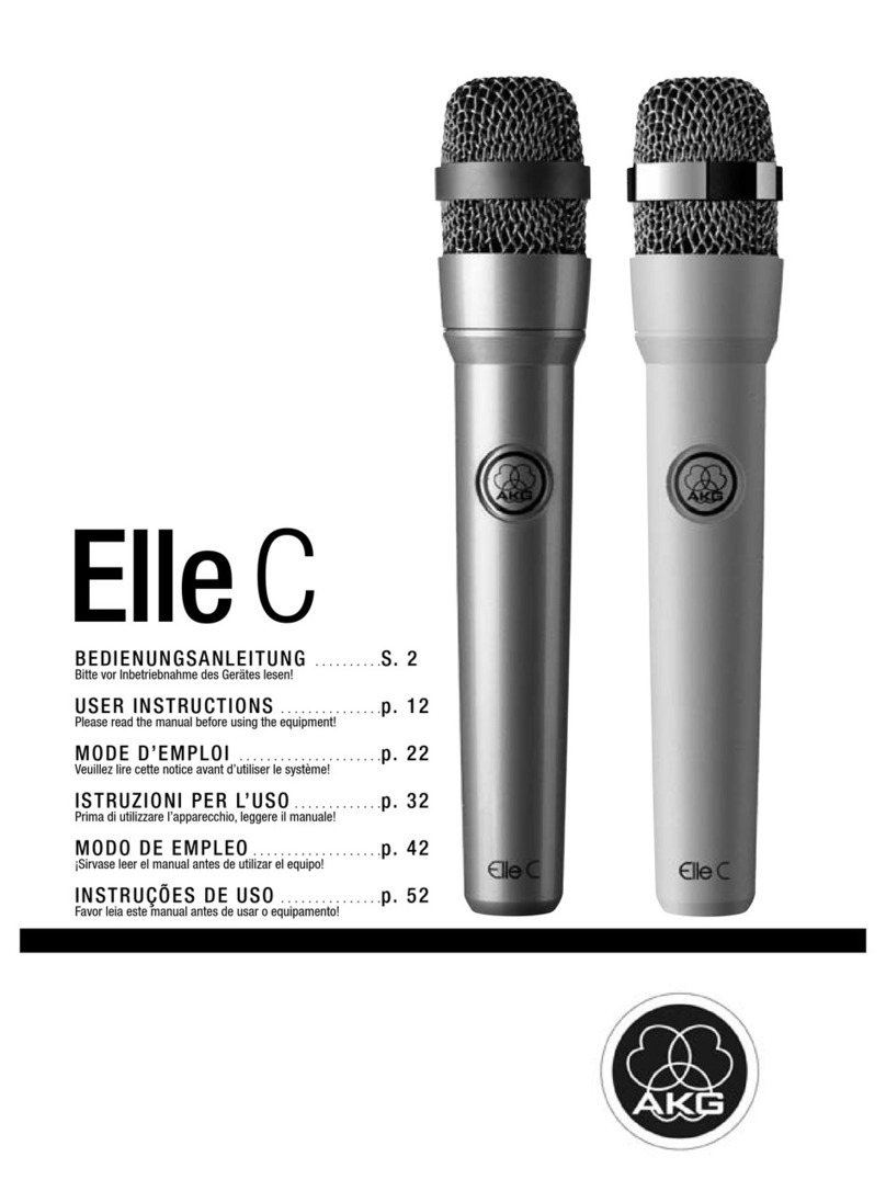 AKG ELLE C User manual