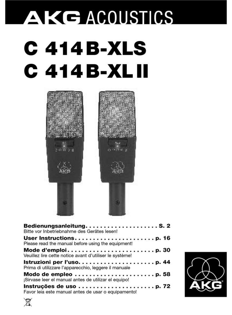 AKG C 414B-XLS User manual