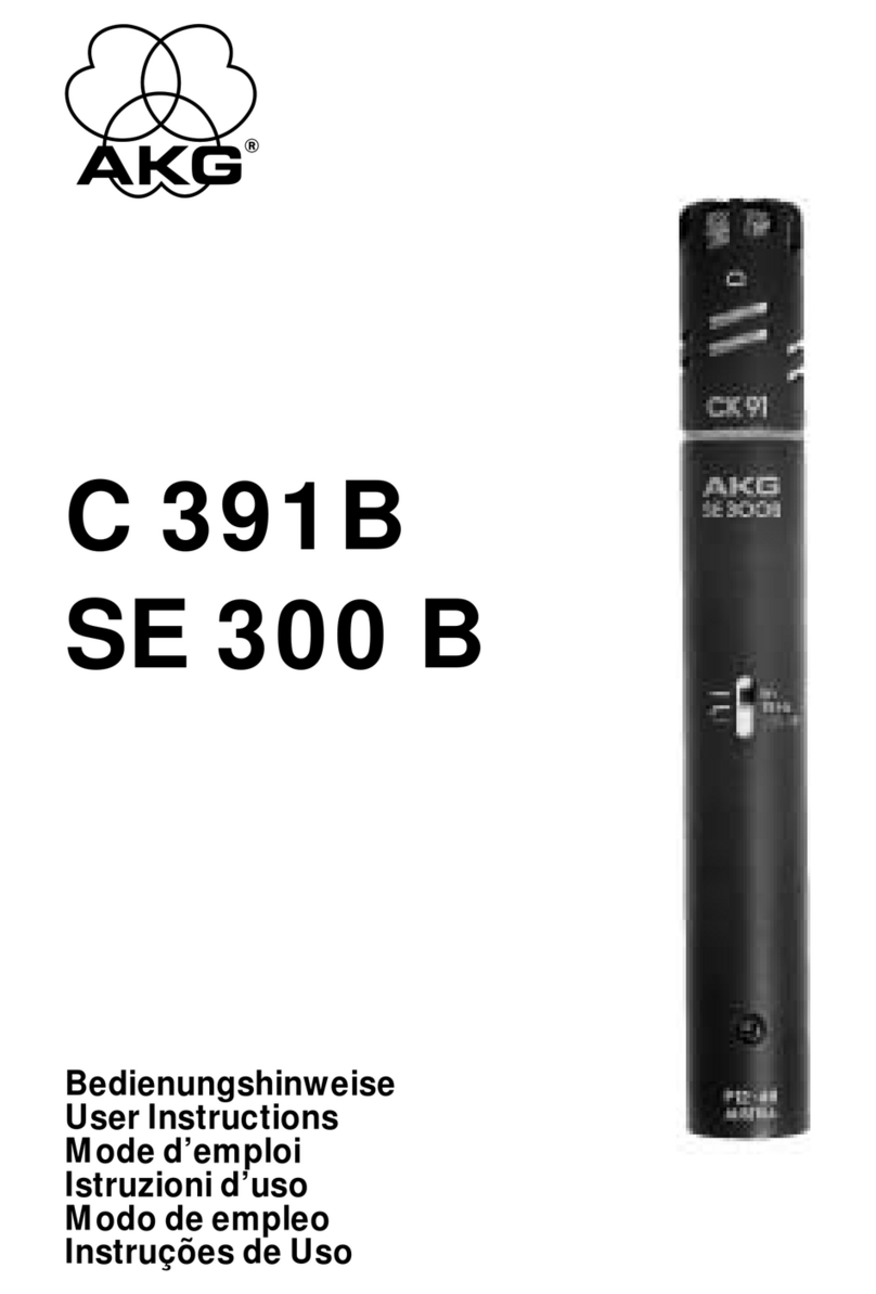 AKG SE 300 B User instructions