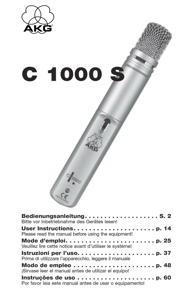 AKG C 1000 S User manual