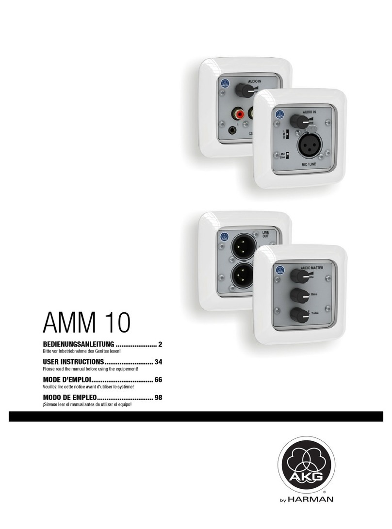 AKG AMM 10 - User instructions