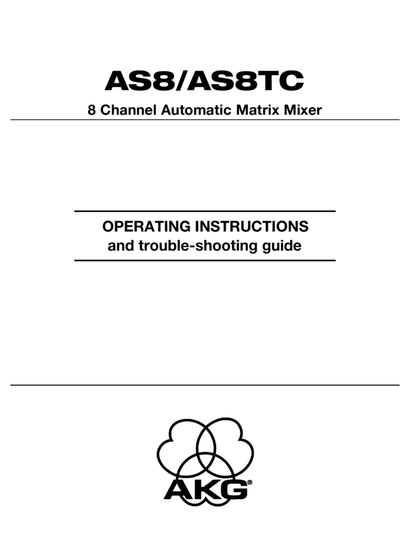 AKG AS 8 User manual