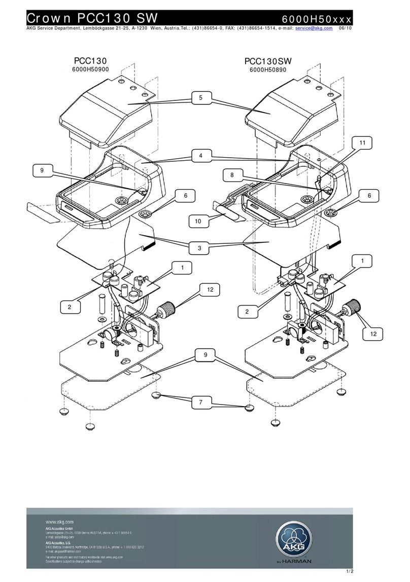 AKG 6000H508905 User manual