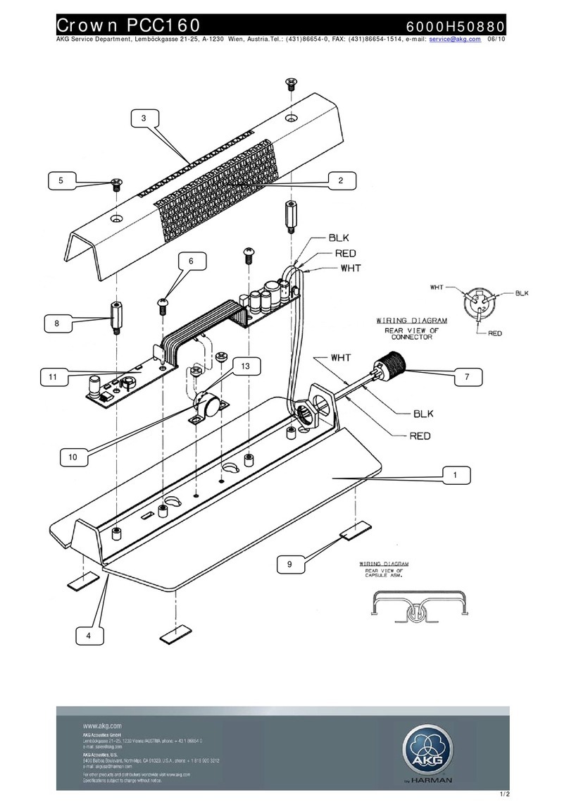 AKG 6000H50880 parts manual