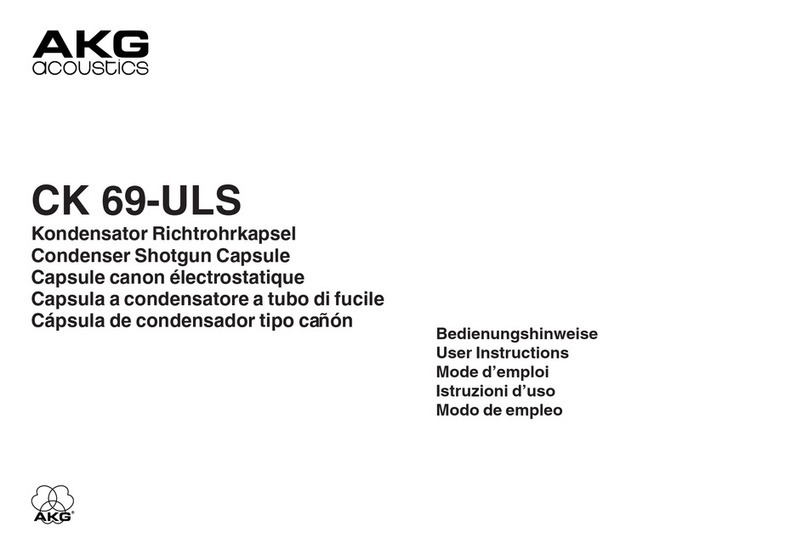 AKG CK 69-ULS User manual