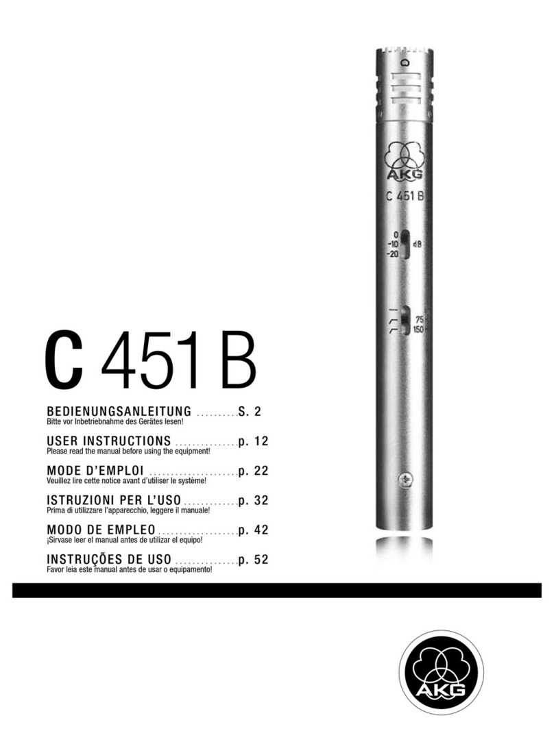 AKG C 451 B User manual