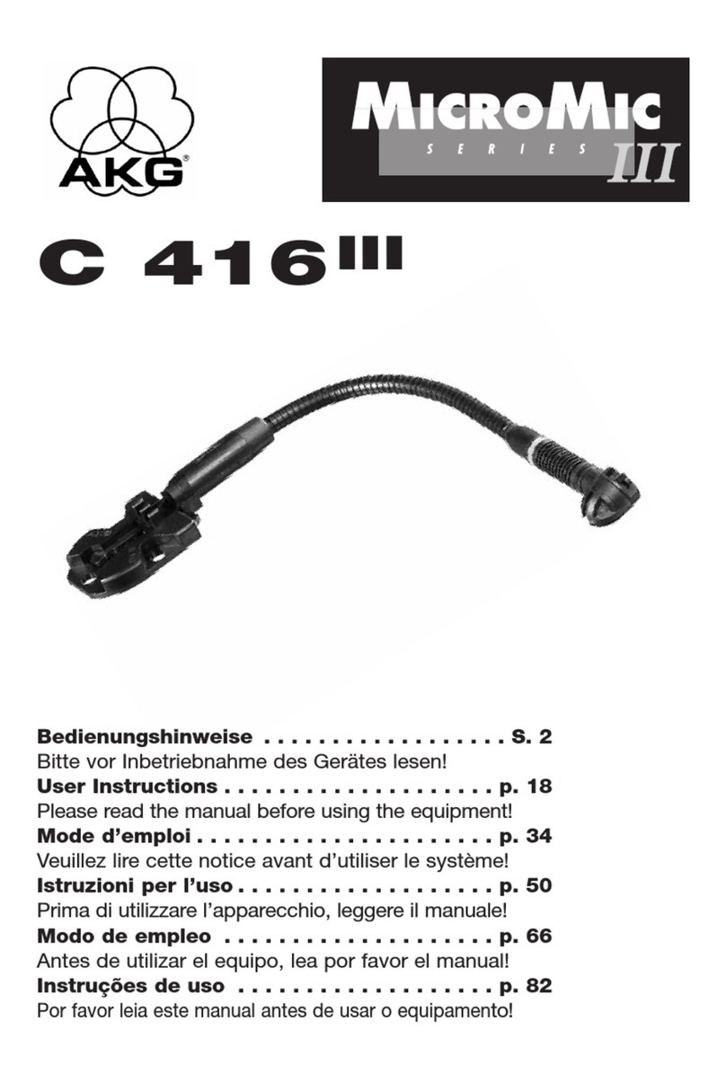 AKG C 416 III User manual