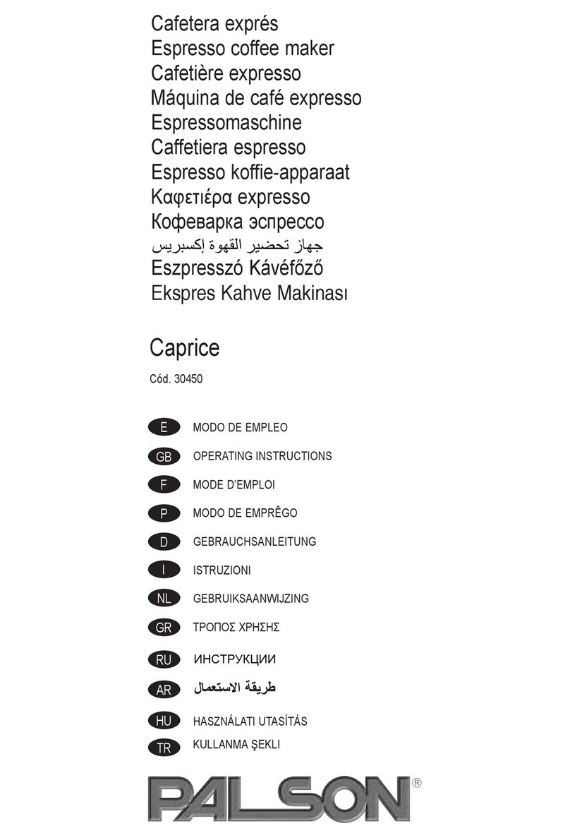 PALSON CAPRICE operating instructions