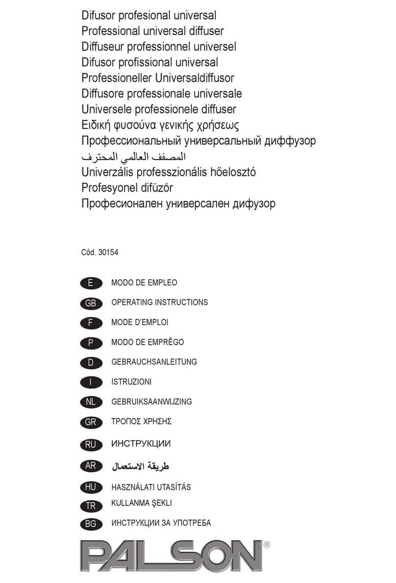 PALSON DIFUSOR User manual
