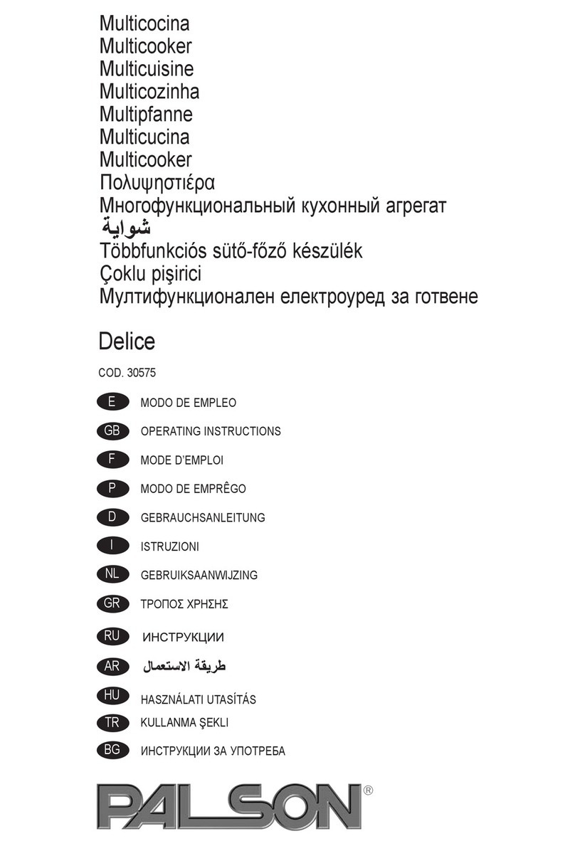 PALSON DELICE - operating instructions