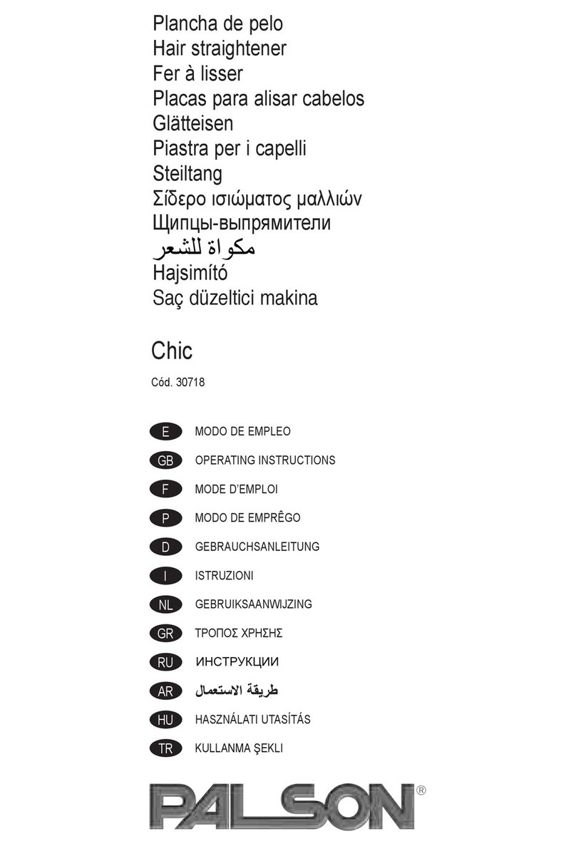 PALSON CHIC User manual PALSON CHIC User manual