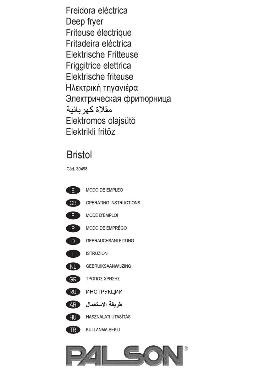 PALSON BRISTOL operating instructions