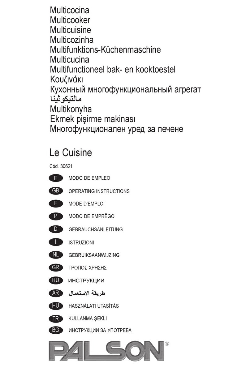 PALSON LE CUISINE 30621 operating instructions