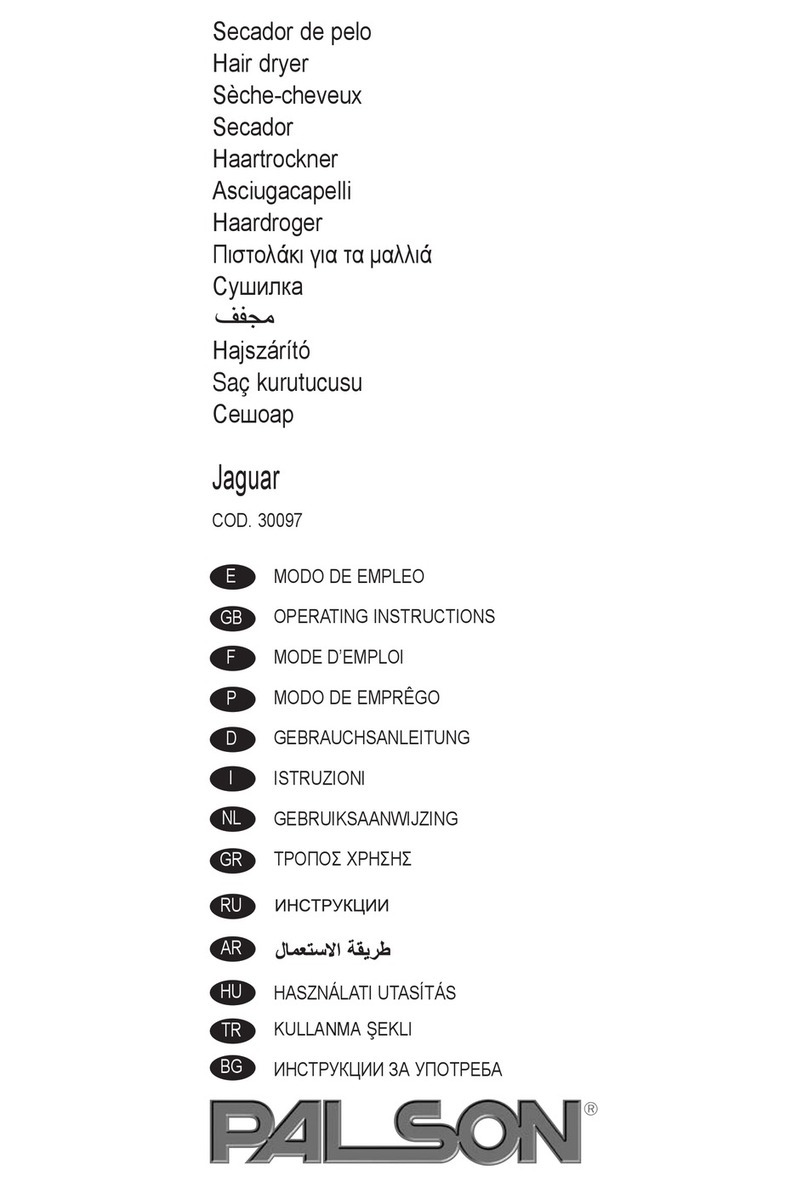 PALSON JAGUAR - operating instructions