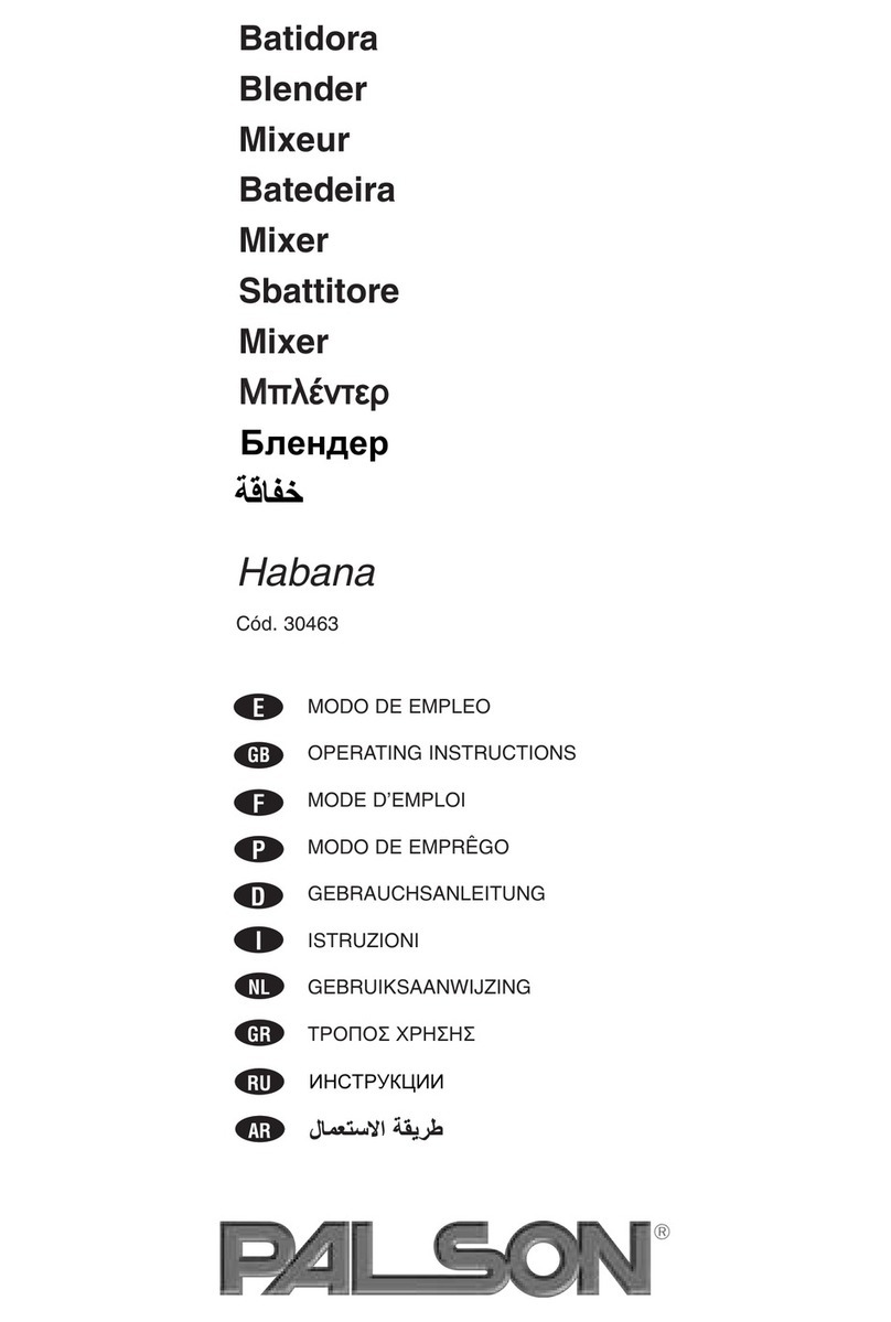 PALSON HABANA User manual