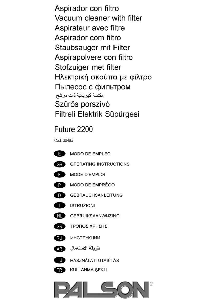 PALSON FUTURE 2200 operating instructions