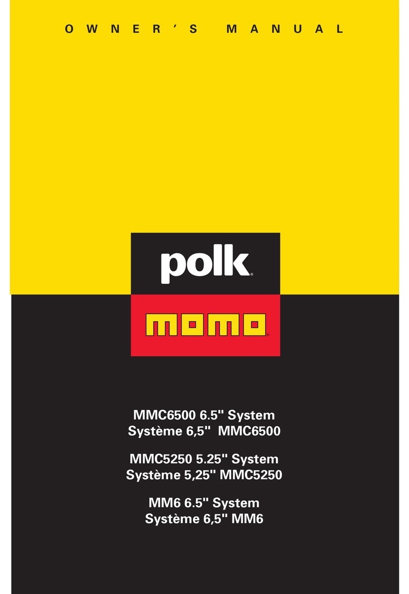Polk Audio 5250 manual