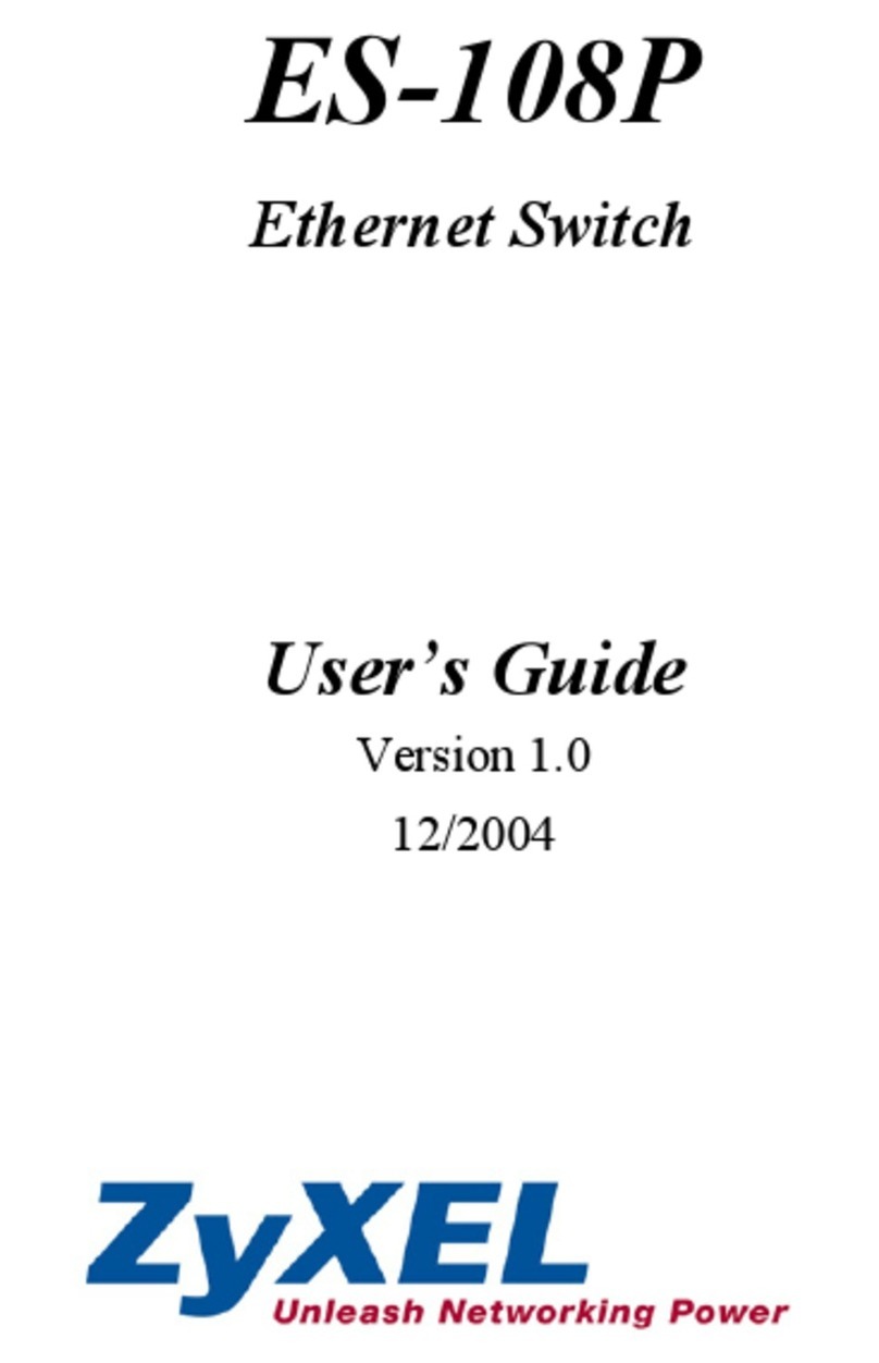 ZyXEL Communications ES-108 - User manual