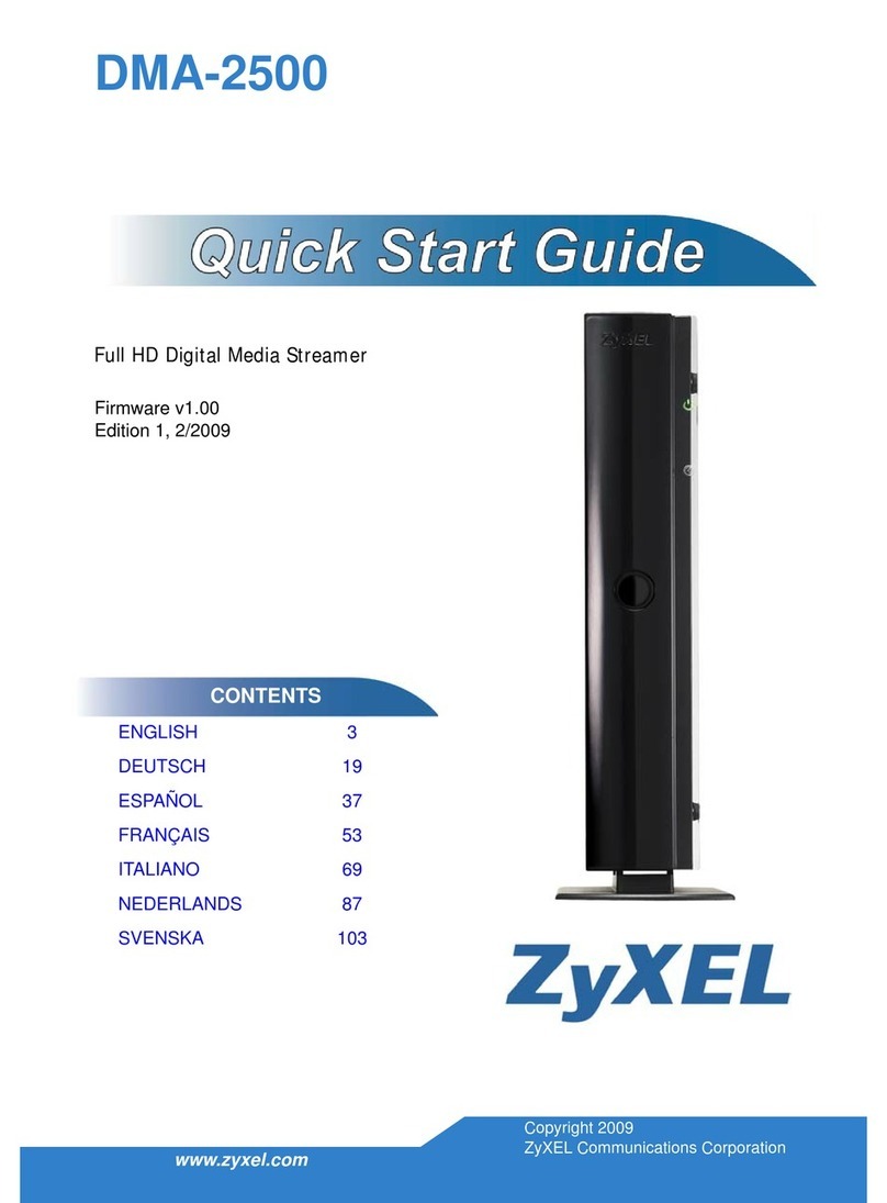 ZyXEL Communications DMA-2500 User manual