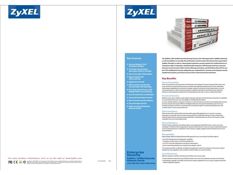 ZyXEL Communications ENTERPRISE NETWORK CENTER User manual
