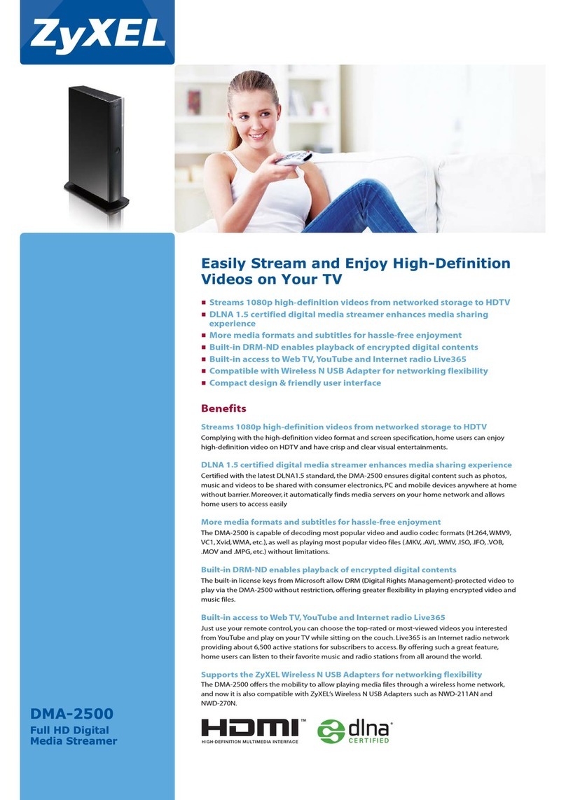 ZyXEL Communications DMA-2500 User manual