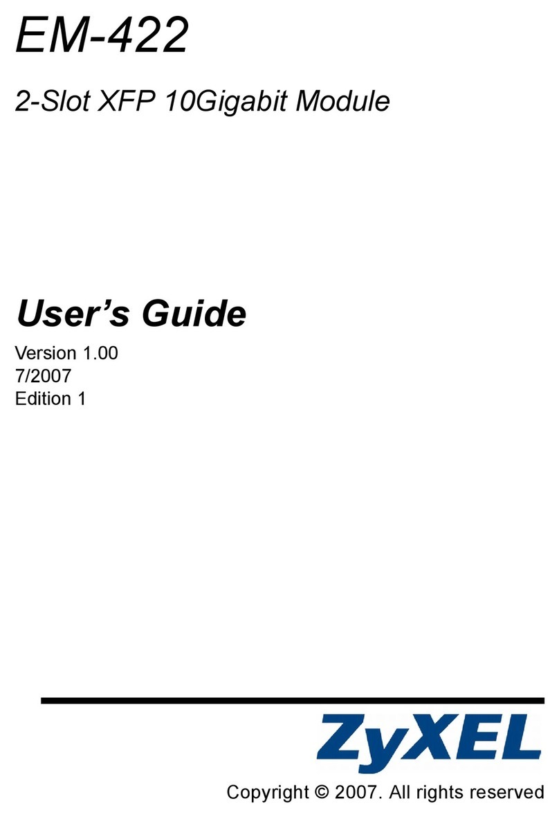 ZyXEL Communications EM-422 User manual