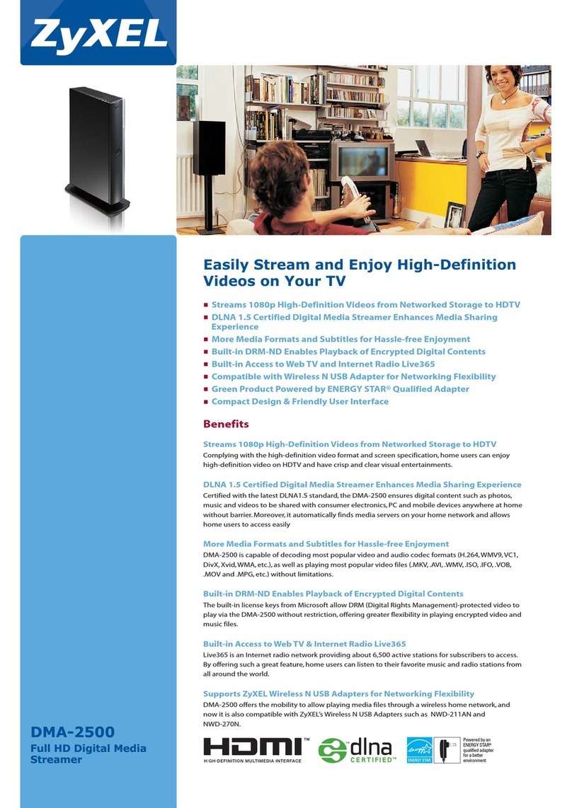 ZyXEL Communications DMA-2500 User manual