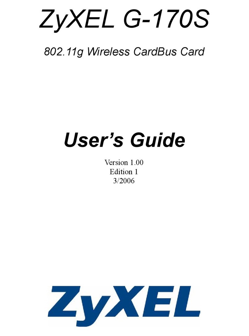 ZyXEL Communications G-170S User manual ZyXEL Communications G-170S User manual