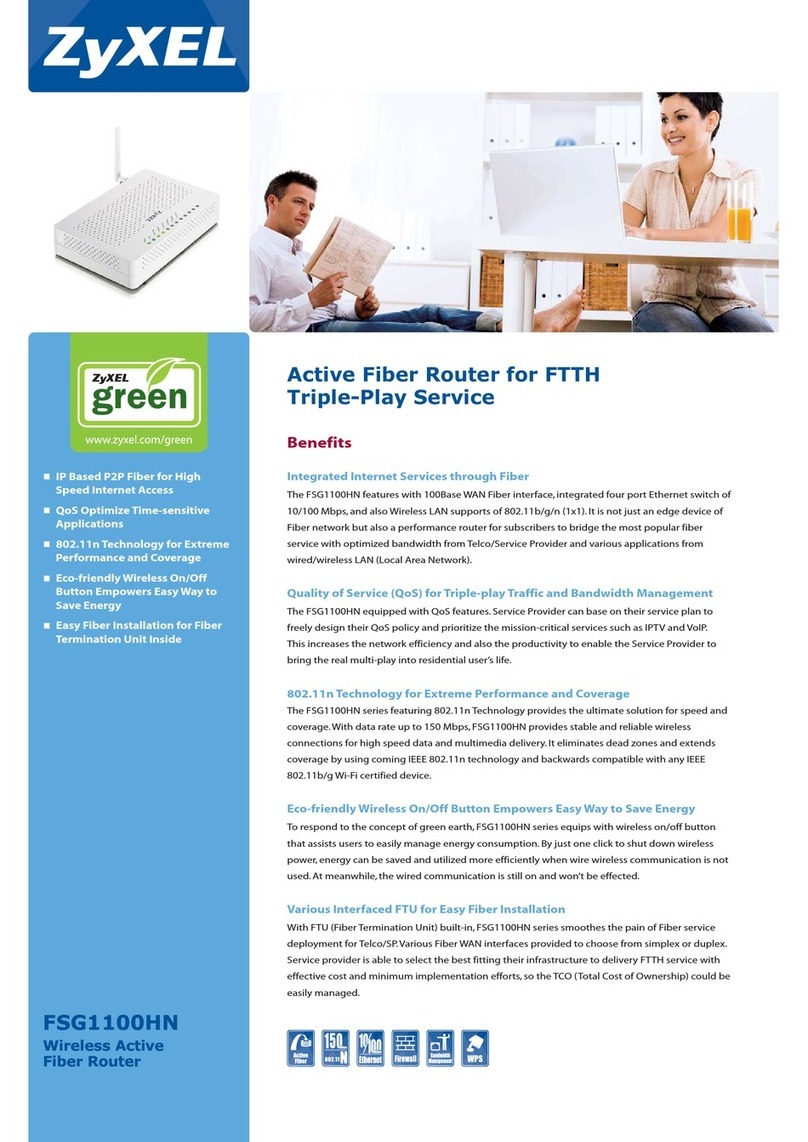 ZyXEL Communications FSG1100HN User manual