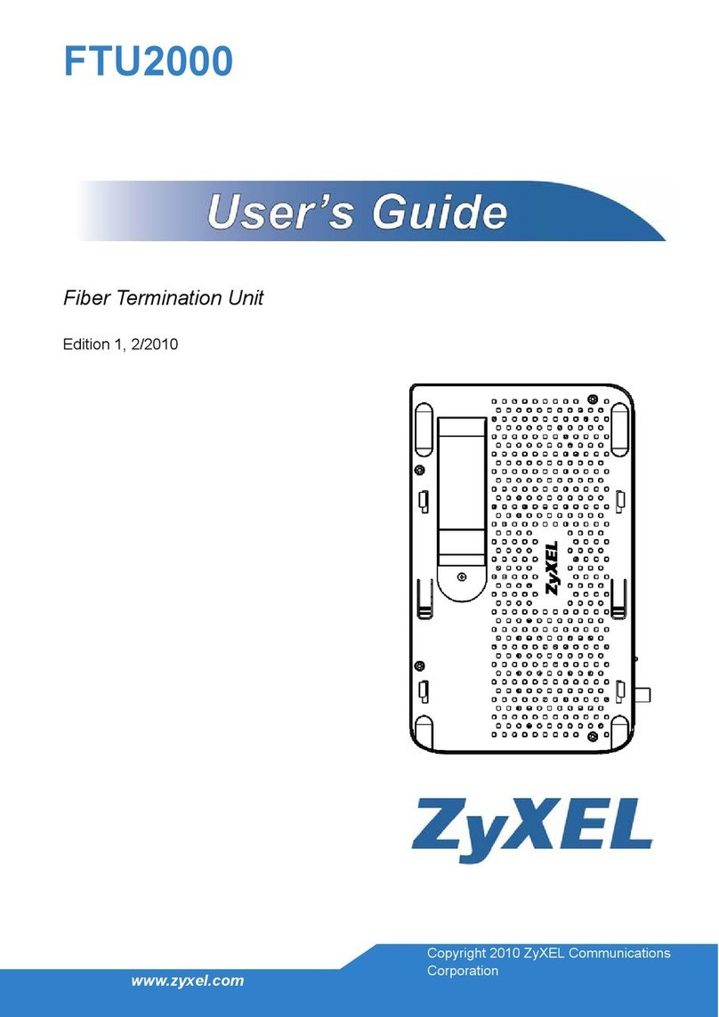 ZyXEL Communications FTU2000 User manual