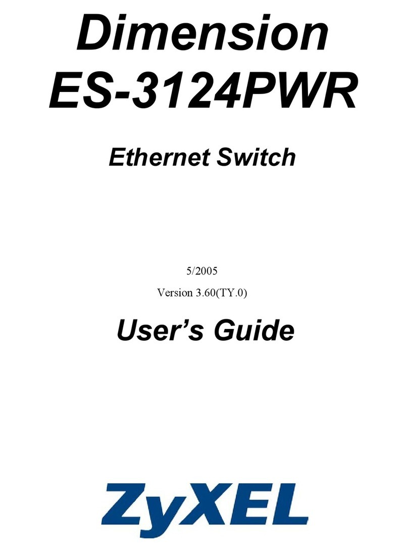 ZyXEL Communications Dimension ES-3124PWR User manual