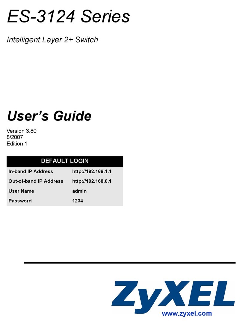 ZyXEL Communications Dimension ES-3124PWR User manual