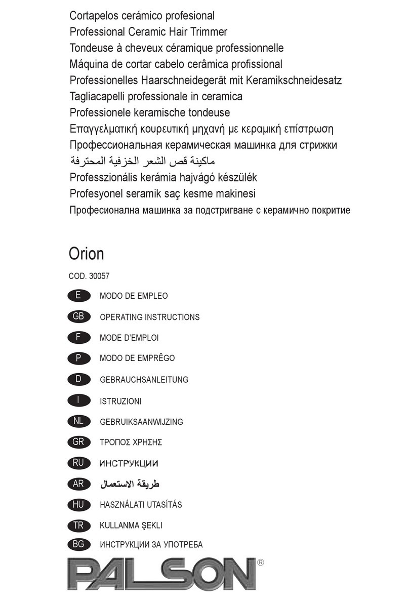 PALSON ORION User manual