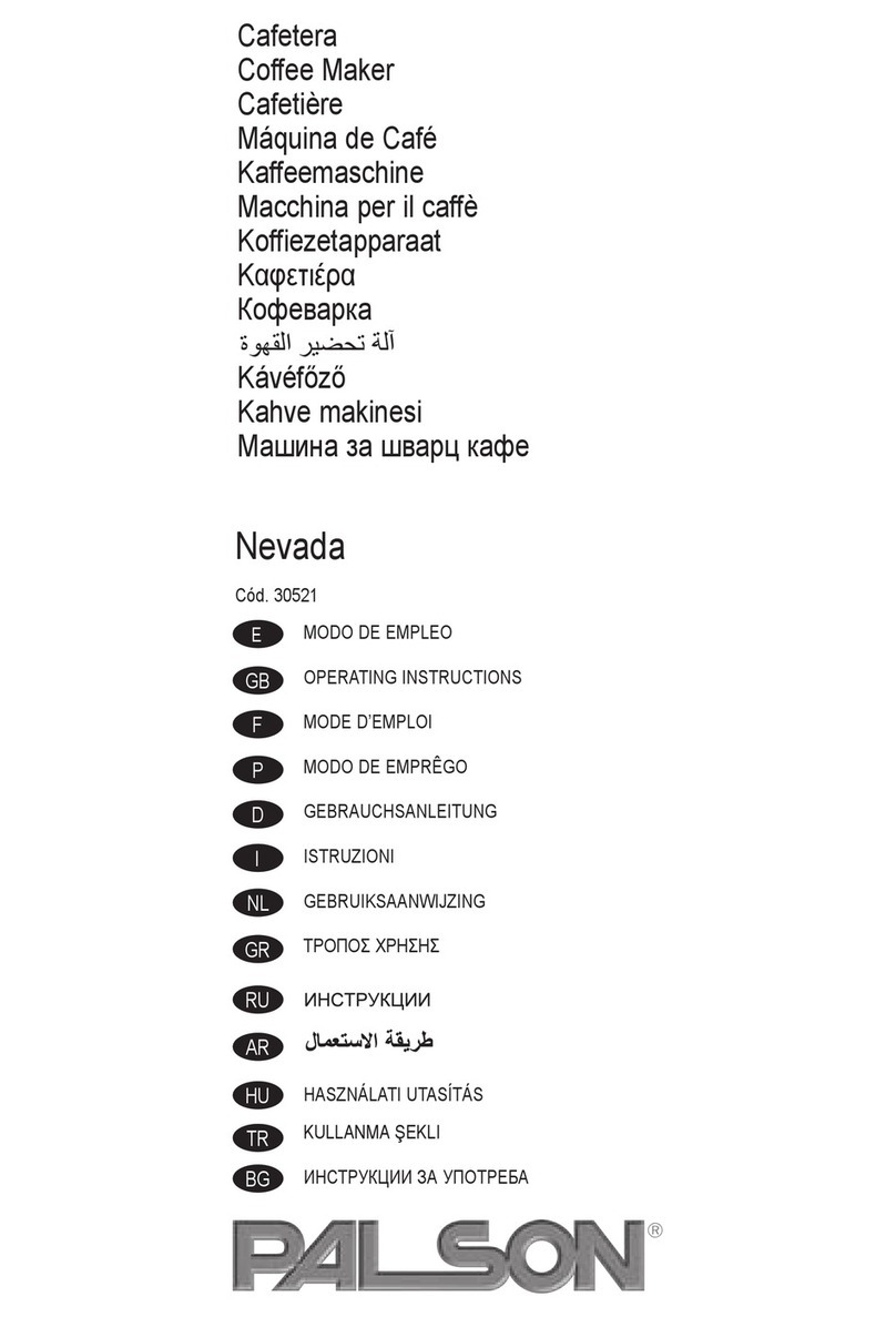 PALSON NEVADA operating instructions